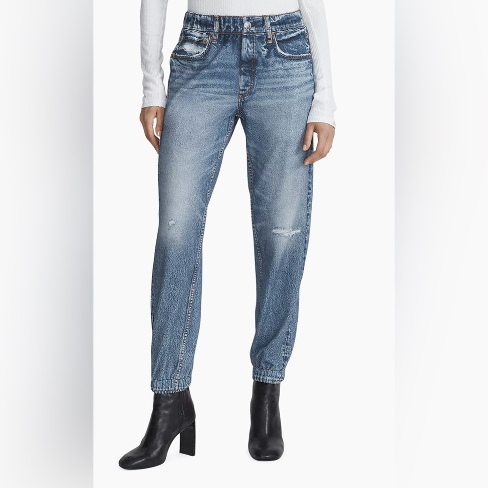 RAG & BONE Miramar Denim Print Joggers | Size XS